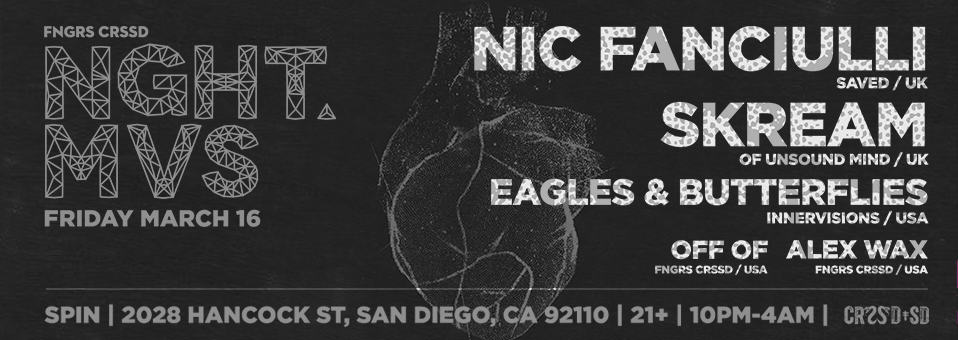 Nic Fanciulli, Skream, Eagles & Butterflies